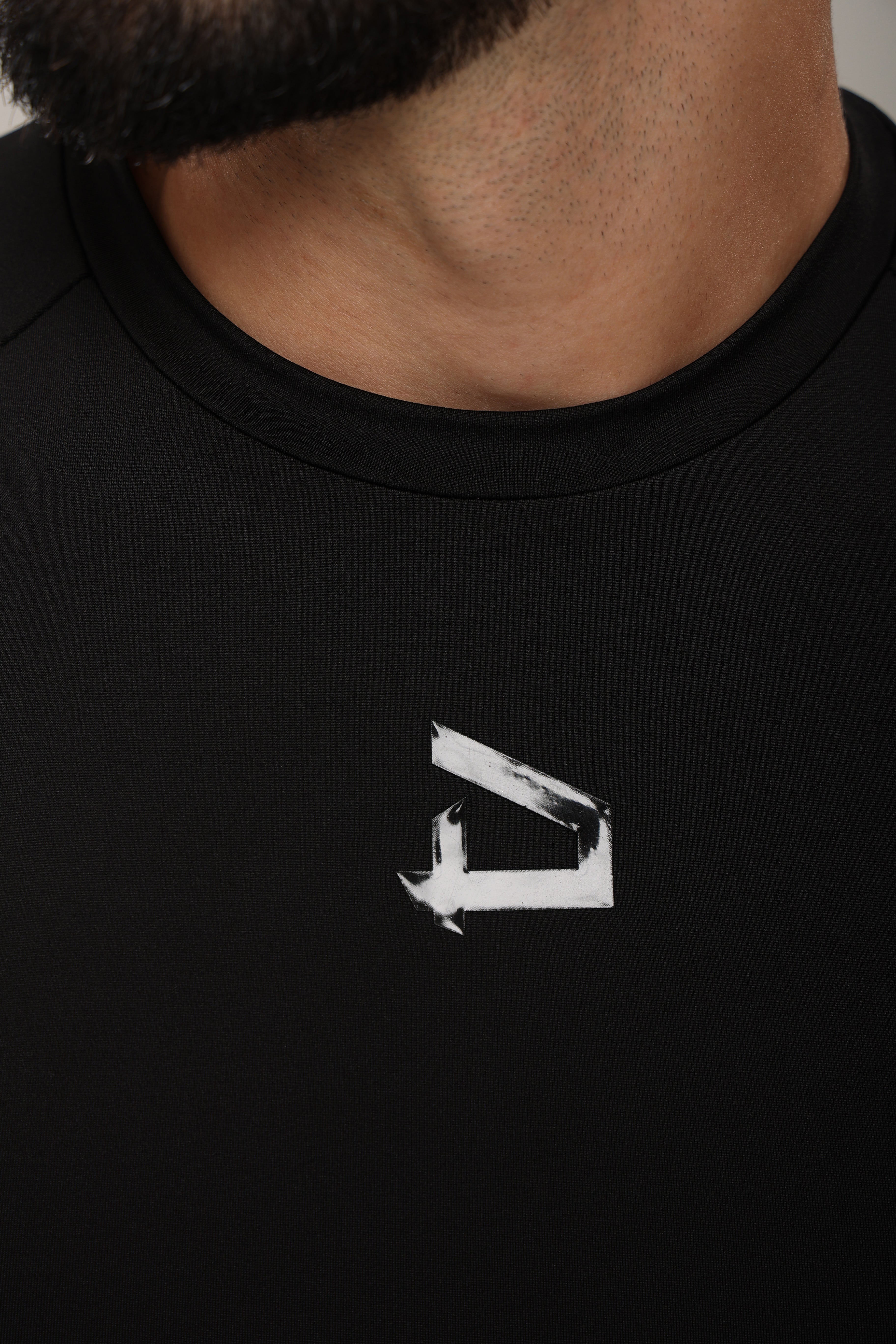 Logo Training Shirt - Double Black