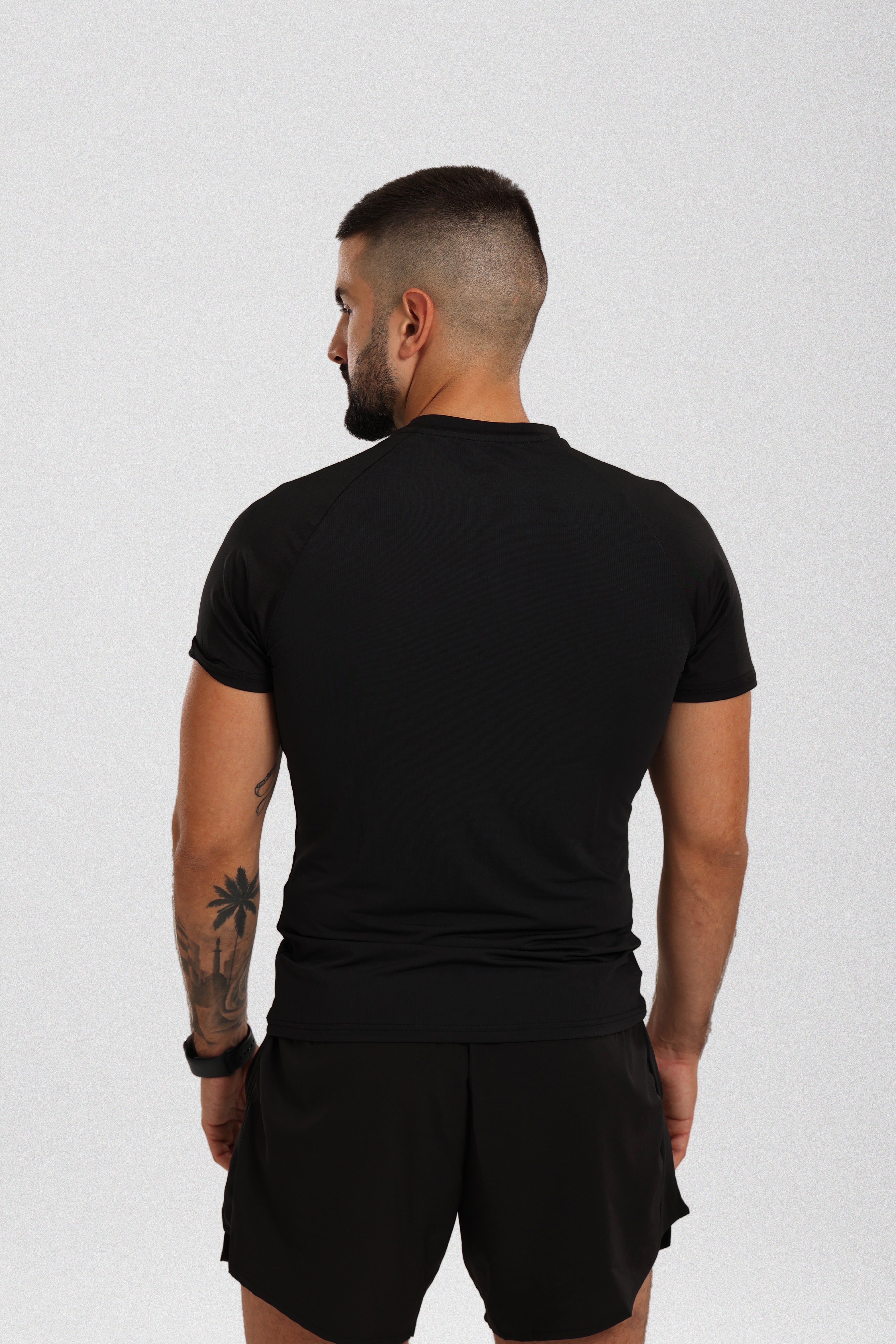 Logo Training Shirt - Double Black