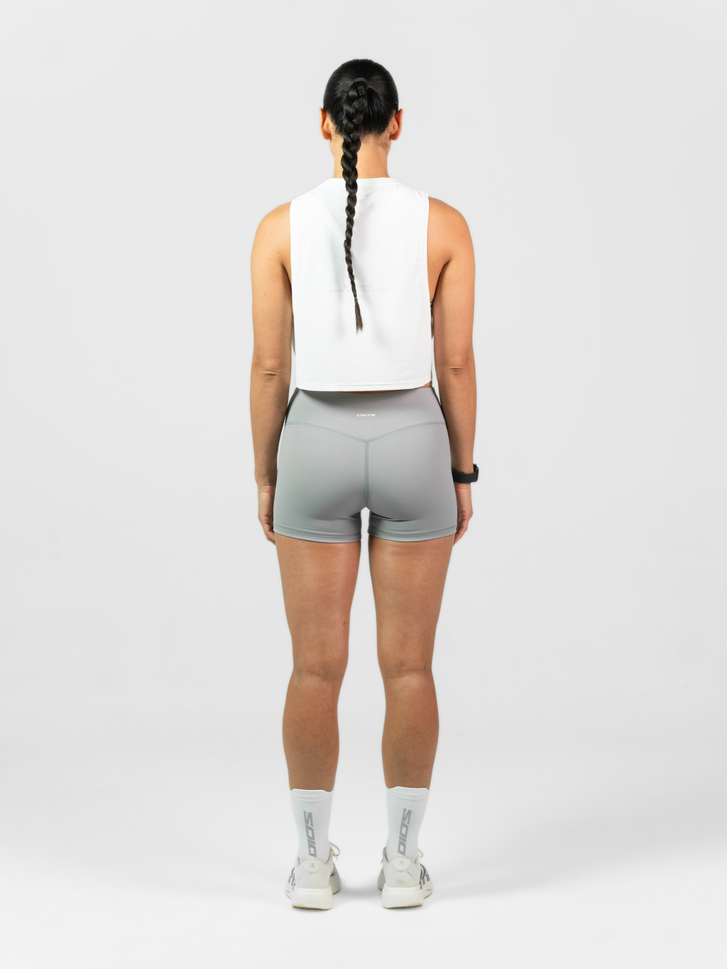 R21 Crop Tank - White