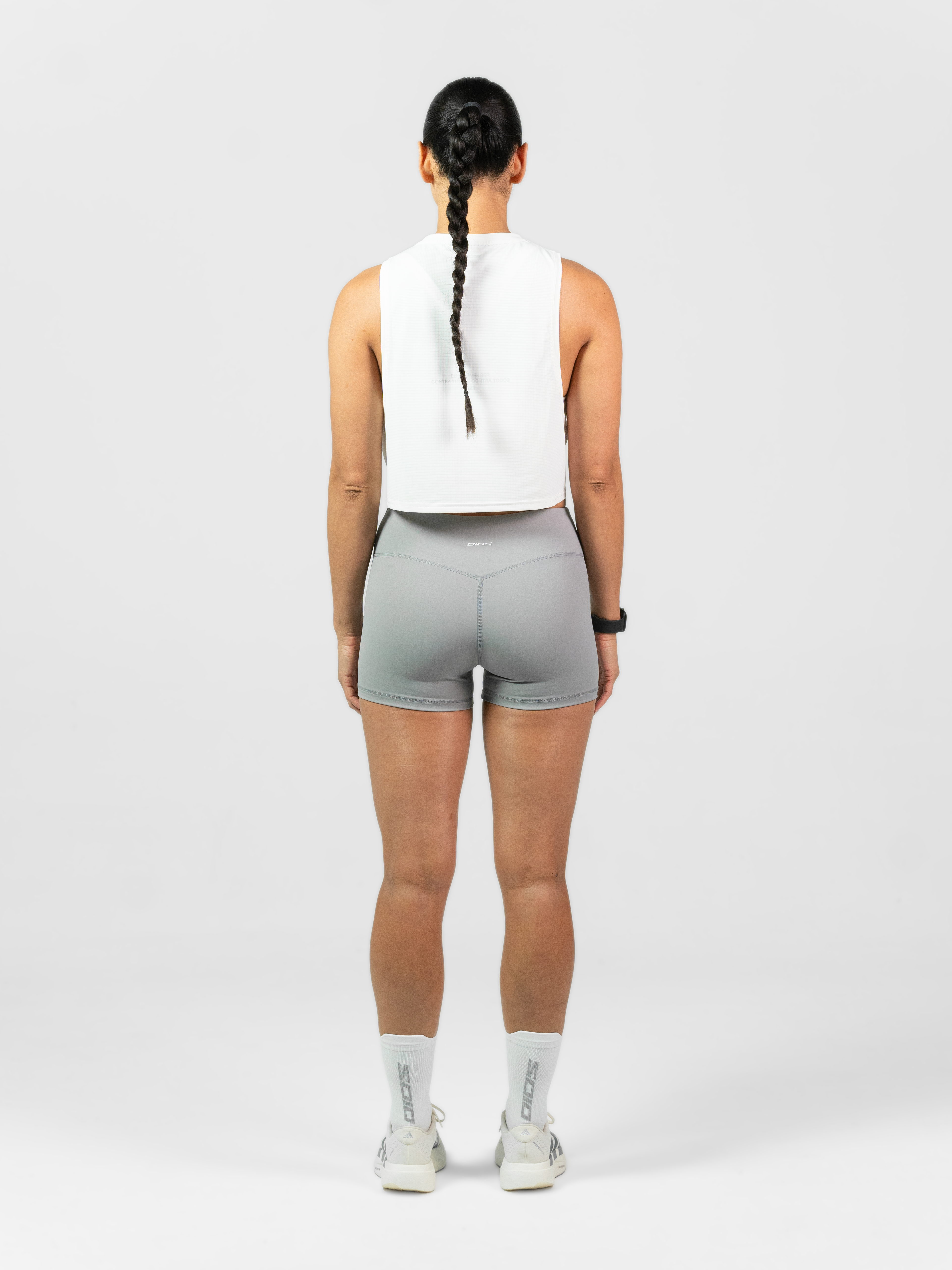 R21 Crop Tank - White