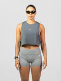 R21 Crop Tank - Signature Grey