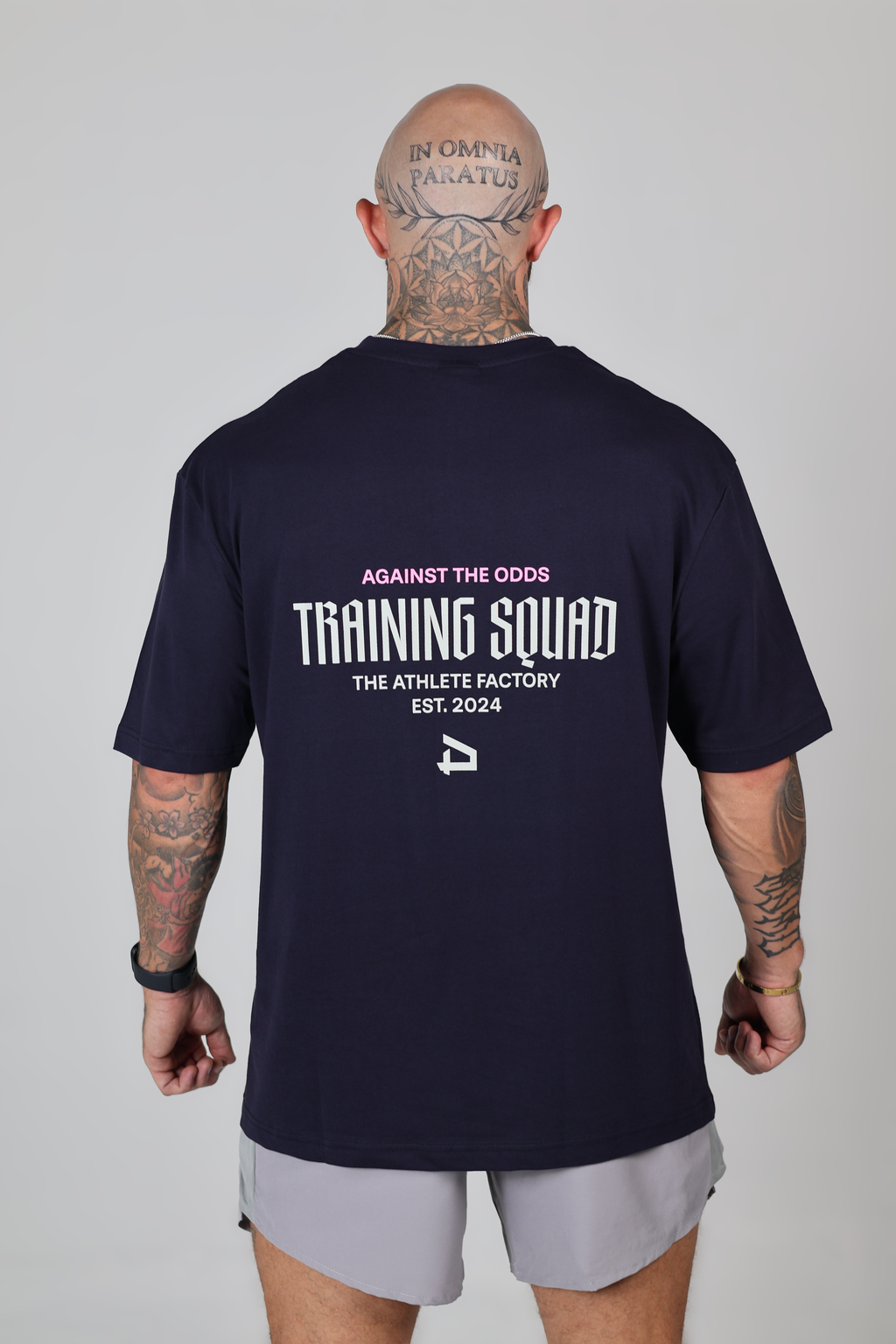 Training Squad Tee - Navy Blue